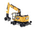  CAT Caterpillar M318F Wheeled Excavator with Operator High Line Series 1/50 Diecast Model Diecast Masters 85508