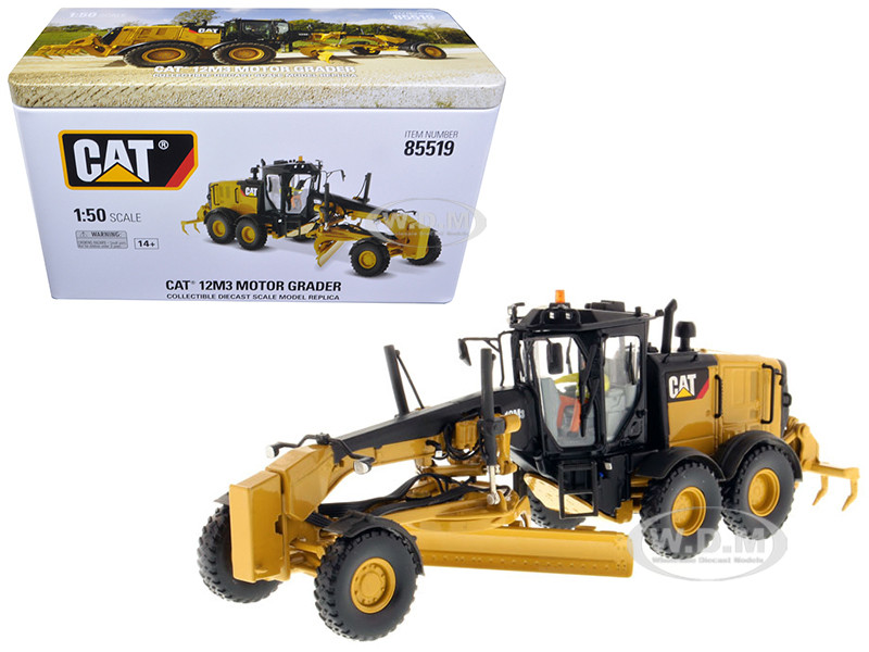 Cat Caterpillar 12m3 Motor Grader 1/50 Model by Diecast Masters 85519 for sale online 