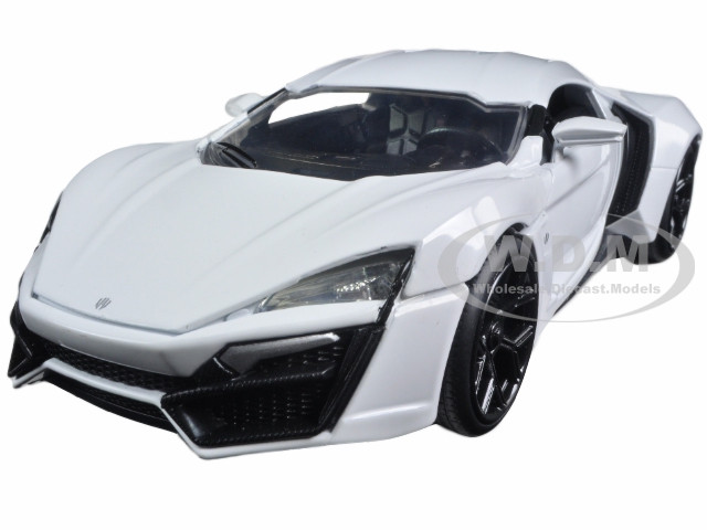 Lykan Hypersport White 1/24 Diecast Model Car Jada 98028