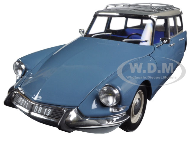 1967 Citroen ID 19 Break Monte Carlo Blue 1/18 Diecast Model Car Norev 181591