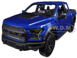 2017 Ford Raptor Pickup Truck Blue 1/24 Diecast Model Car Maisto 31266