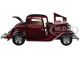 1932 Ford Coupe Burgundy 1/24 Diecast Model Car Motormax 73251