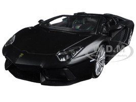 Lamborghini Aventador LP 700-4 Roadster Matt Black 1/24 Diecast Model Car Maisto 31504