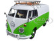 Volkswagen Type 2 (T1) Delivery Van Green/White 1/24 Diecast Model Car Motormax 79551