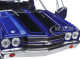 1970 Chevrolet El Camino SS 396 Blue 1/24 Diecast Model Car Motormax 79347