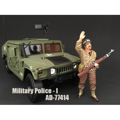 WWII Military Police Figure I For 1:18 Scale Models American Diorama 77414