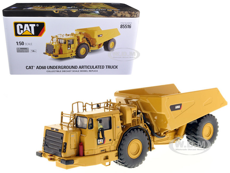 1/50 Caterpillar AD45B Underground Articulated Truck Construction Vehicle Model