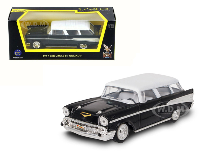 1957 Chevrolet Nomad Black 1/43 Diecast Model Car Road Signature 94203