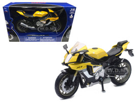 2016 Yamaha YZF-R1 Yellow Motorcycle Model 1/12 New Ray 57803 B