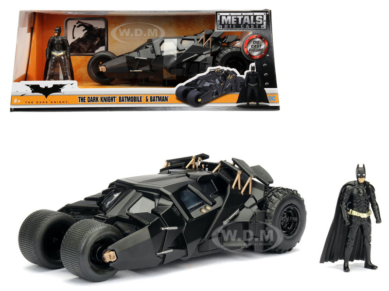 ミニカー 1:24 2008 THE DARK KNIGHT BATMOBILE Jadatoys 1:24 Batmobile Movie The Dark Knight (2008) black