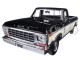 1979 Ford F-150 Pickup Truck 2 Tone Black/Cream 1/24 Diecast Model Car Motormax  79346