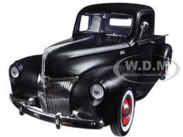 1940 Ford Pickup Truck Black The Busted Knuckle Garage 1/25