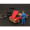 Mechanic John Inspecting Figure For 1:24 Scale Models American Diorama 77494