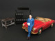 Mechanic Larry Taking Break Figure For 1:24 Scale Models American Diorama 77495