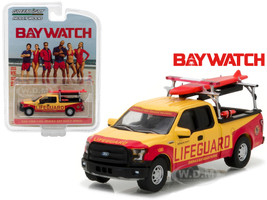 2016 Ford F-150 Emerald Bay Beach Patrol "Baywatch" Movie (2017) 1/64 Diecast Model Car Greenlight 44760 F