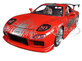 Orange Julius' Mazda RX-7 Fast & Furious Movie 1/24 Diecast