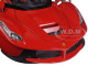 Ferrari LaFerrari F70 Red with Black Wheels 1/18 Diecast Model Car Bburago 16001