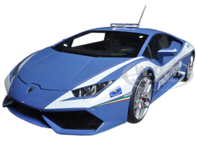 Lamborghini Huracan LP610 Police Car 1/18 Model Car Autoart 74609