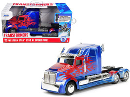 Western Star 5700 XE Phantom Truck Tractor Optimus Prime Transformers The Last Knight 2017 Movie Hollywood Rides Series 1/32 Diecast Model Car Jada 98398