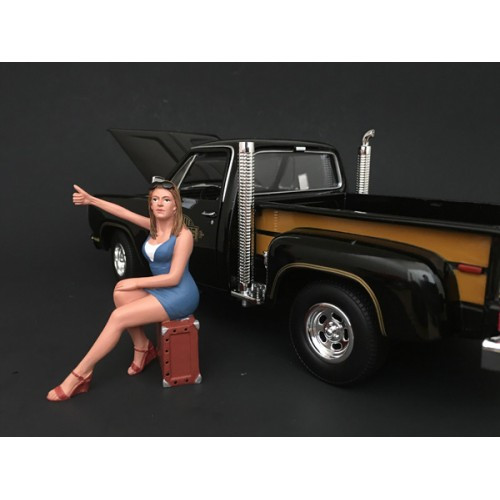 70's Style Figure VI For 1:18 Scale Models American Diorama 77456