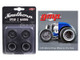  Drag Wheels and Tires Set of 4 Magnesium Finish from 1934 Altered Drag Coupe 1/18 GMP 18864