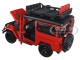 Toyota FJ40 Land Cruiser Red "4x4 Overlanders" Series 1/24 Diecast Model Car Motormax 79137