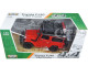 Toyota FJ40 Land Cruiser Red "4x4 Overlanders" Series 1/24 Diecast Model Car Motormax 79137