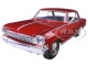 1964 Chevrolet Nova SS Burgundy 1/25 Diecast Model Car New Ray 71823 A