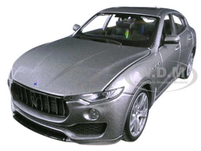 Maserati Levante Silver 1/24 Diecast Model Car Bburago 21081