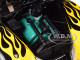 1940 Ford Deluxe Black with Yellow Flames "Timeless Classics" 1/18 Diecast Model Car Motormax 73108