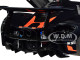 McLaren P1 GTR Dark Grey with Orange Accents 1/18 Model Car Autoart 81543