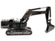 CAT Caterpillar 390F L Hydraulic Tracked Excavator Gunmetal Commemorative Series 1/50 Diecast Model Diecast Masters 85547
