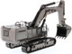 CAT Caterpillar 390F L Hydraulic Tracked Excavator Gunmetal Commemorative Series 1/50 Diecast Model Diecast Masters 85547