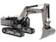 CAT Caterpillar 390F L Hydraulic Tracked Excavator Gunmetal Commemorative Series 1/50 Diecast Model Diecast Masters 85547