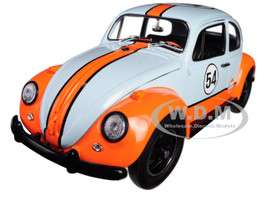Modellauto 1:18 Greenlight Collectibles VW Käfer Gulf #54 hellblau//orange
