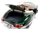 1961 Jaguar E Type Convertible Green 1/18 Diecast Model Car Bburago 12046