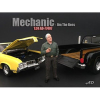 Mechanic Jim The Boss Figurine Figure For 1:24 Models American Diorama 77497