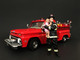Firefighter Saving Life with Baby Figurine Figure For 1:18 Models American Diorama 77460