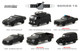 Black Bandit Series 18 6pc Set 1/64 Diecast Models Greenlight 27930