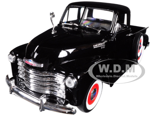 1953 Chevrolet 3100 Pick Up Truck Black 1/24 1/27 Diecast Model Car Welly 22087
