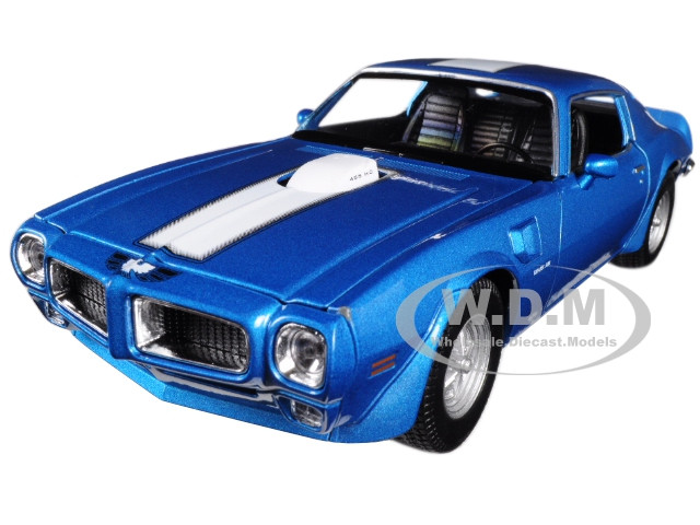 ミニカー Welly 1972 Pontiac Firebird Trans Am 1972 Pontiac Firebird Trans Am Blue 1/24 Diecast Model Car