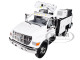 Ford F-650 with Maintainer Service Body White 1/34 Diecast Model Car First Gear 10-4107
