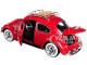 1966 Volkswagen Classic Beetle Red 1/24 Diecast Car Model Motormax 79558 79559