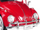 1966 Volkswagen Classic Beetle Red 1/24 Diecast Car Model Motormax 79558 79559