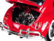 1966 Volkswagen Classic Beetle Red 1/24 Diecast Car Model Motormax 79558 79559