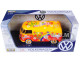 Volkswagen Type 2 T1 Delivery Van Flower Power 1/24 Diecast Car Model Motormax 79563