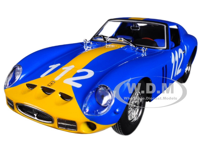 G LGB 1:24 Scale Blue Ferrari 250 GTO 1962 26018 Burago Detailed Model Car 