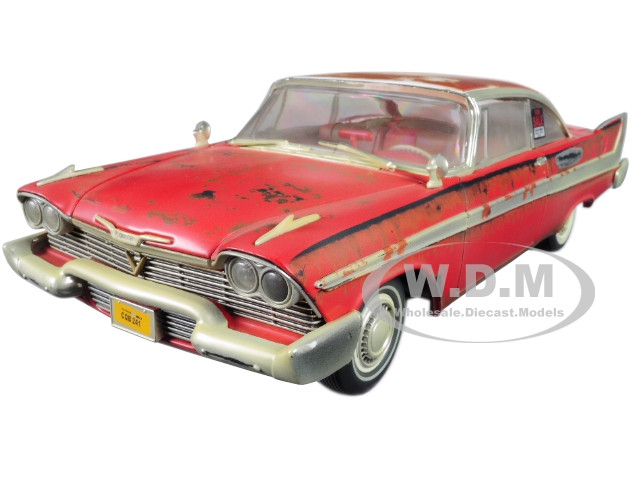 1958 Plymouth Fury Christine Dirty Rusted Version 1/18 Diecast Model Car Autoworld AWSS119