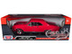 1967 Chevrolet Chevelle SS 396 Red with Black Stripes 1/18 Diecast Model Car Motormax 73104