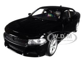 2016 Dodge Charger R/T Black 1/24 - 1/27 Diecast Model Car Welly 24079